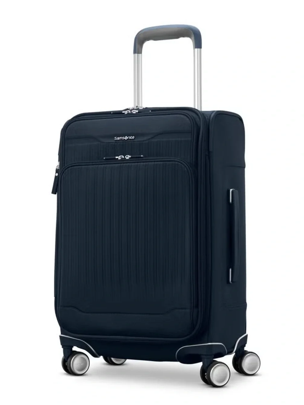 Samsonite Deep Navy Spinner Carry-On Silhouette 18 Softside Suitcase travel bag